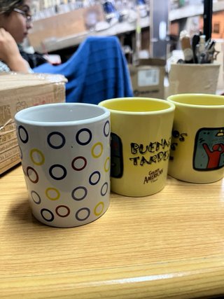 Juego de 4 Tazas Cerámica