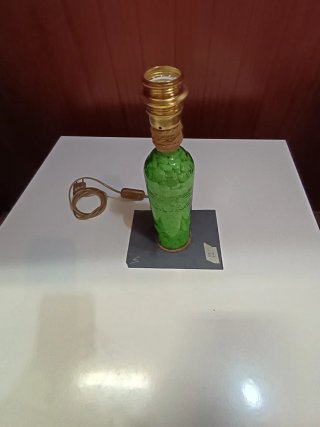Lámpara Botella Cristal Mondariz