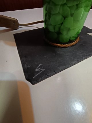 Lámpara Botella Cristal Mondariz