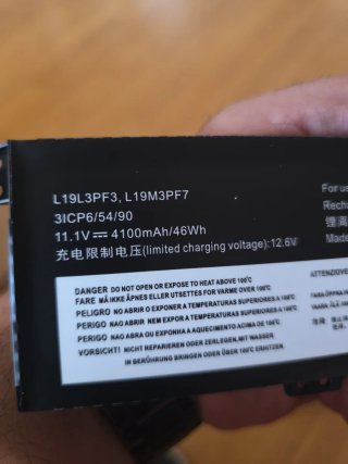 Batería Blesys L19L3PF3 para Lenovo