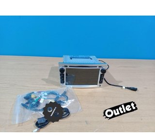 BY RADIO NAVEGADOR 7" OPEL COLOR GRIS CLARO USB GPS TACTIL H