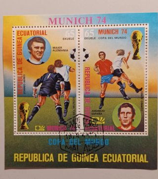 1,75€ los 5 Sellos cromos Munich 74 Copa del Mund