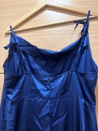 Vestido largo fiesta azul