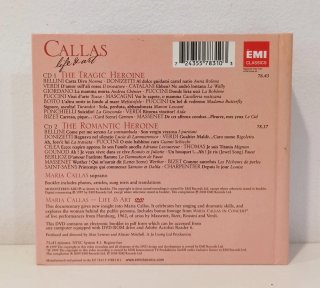 Callas Life & Art 2 CD + DVD