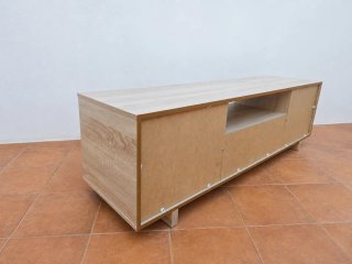Mueble TV Beige y Gris
