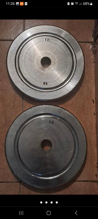 PESAS 4 DISCOS DE 5KG Y MAS