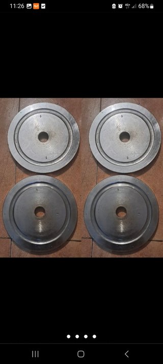 PESAS 4 DISCOS DE 5KG Y MAS