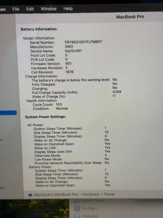 MACBOOK PRO 2018 i7/16/1TB