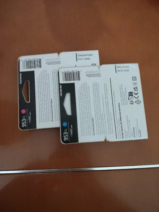 Cartuchos HP 953XL Magenta y Cyan Originales