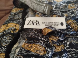 Pantalón Harem Estampado Zara