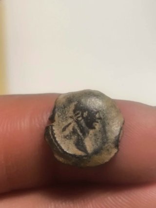 Moneda Romana Doble Calco Alejandría Trajano