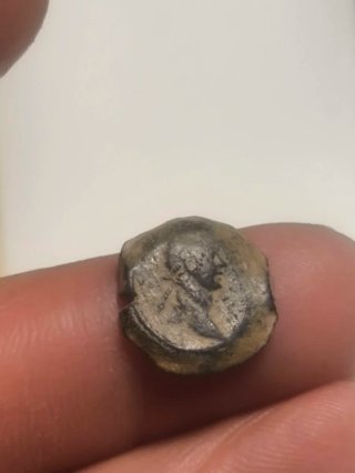 Moneda Romana Doble Calco Alejandría Trajano