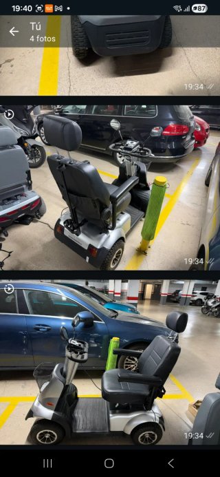 Scooter eléctrico movilidad reducida grande