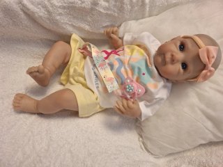 Bebé Reborn Vinilo/Tela Ponderado