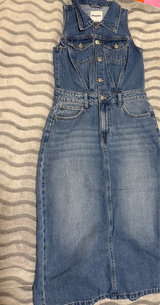 Vestido vaquero Bershka Talla S