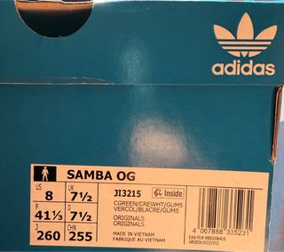 Zapatillas Adidas Samba OG Talla 41.5