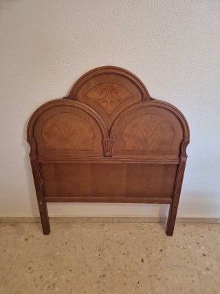 Cabecero de cama de madera de 90 cm.