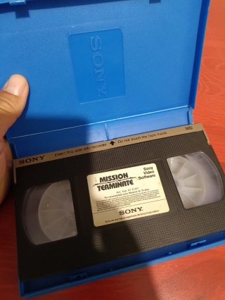 VHS Mission Terminate Richard Norton Película Acci