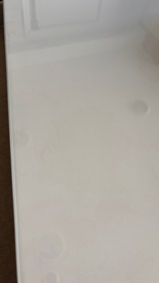 Tavolo da trucco Ikea in vetro e legno