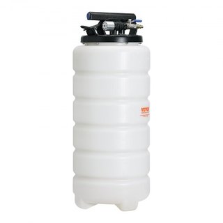 Extractor de Fluido, 4 Galones (15 Litros), Extractor de Fluido de Vacío Manual/Pneumático con Varilla de Medición y Manguera de Succión, Bomba de Cambio de Extractor de Aceite para Evacuación de ...
