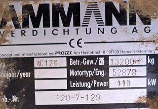RC6 Rodillo compactador Ammann AC120 13,5T