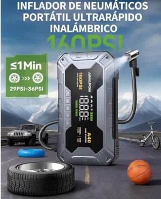 Arrancador y Compresor AIMAPOW A40