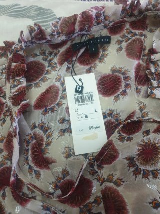 Vestido Tintoretto Talla L Multicolor