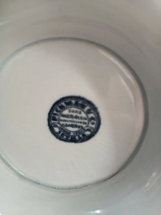 Tetera/Cafetera Antigua Pickman Porcelana Dorada