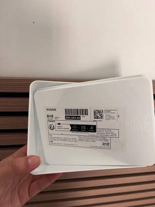 Caja organizadora blanca Ikea