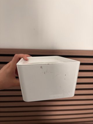 Caja organizadora blanca Ikea