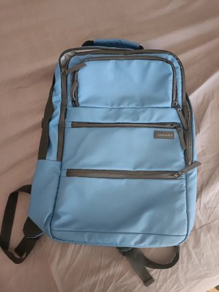 Mochila Vogart azul y negra,laptop backpack camper