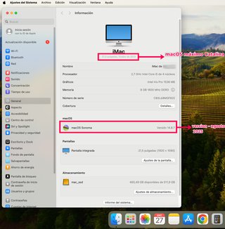 REPARACION IMACS Actualización de macOS + SSD.