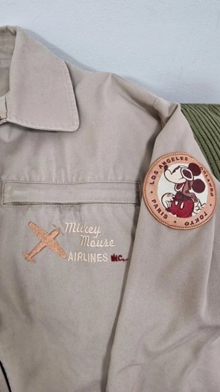 Cazadora Disney Mickey Mouse Airlines Beige