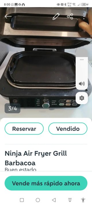 Ninja Freidora de Aire y Parrilla