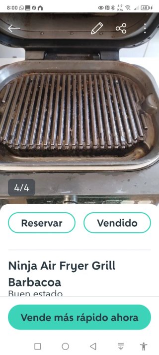 Ninja Freidora de Aire y Parrilla