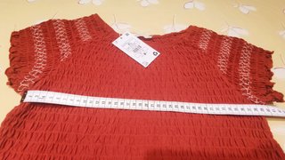 Camiseta XL smock fruncida