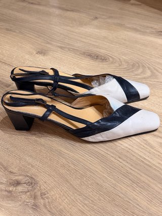 Zapatos Passinetti piel blanco y negro