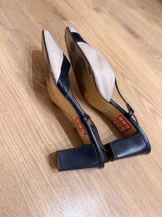 Zapatos Passinetti piel blanco y negro