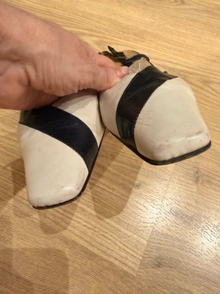 Zapatos Passinetti piel blanco y negro