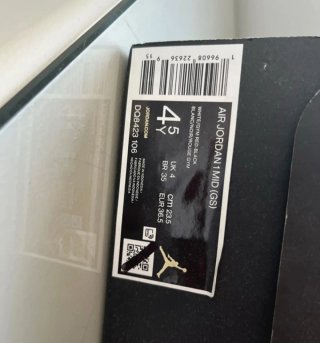 Nike Air Jordan 1 MID Zapatos Deportivos. Sin uso