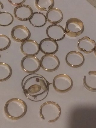 Anillos Acero/Oro 18k Hipoalergénico varias tallas