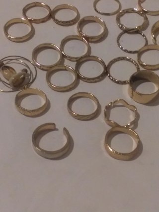 Anillos Acero/Oro 18k Hipoalergénico varias tallas