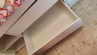 Cama infantil con colchón y con dosel rosa
