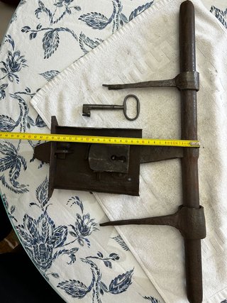 Cerrojo Monumental Forja 54cm 6kg - Siglo XVIII
