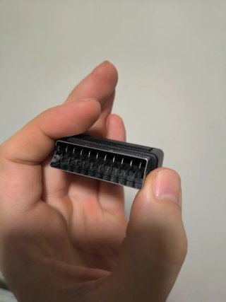 Adaptador scart rca video audio consolas