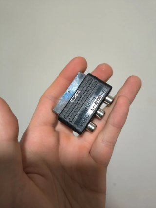 Adaptador scart rca video audio consolas