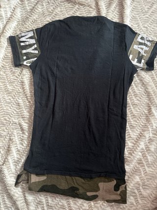 Camiseta Pull&Bear Talla S Camuflaje