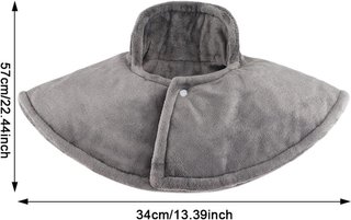 Manta Electrica FY-HWHJ2322 34*57cm 630g (grises),Envoltura de Cuello calentada eléctrica | Almohadilla calentadora de Cuello con 9 Modos de calefacción,con Pantalla LCD, 4 ajustes de Temporizador...