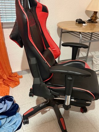 Silla Gamer Negra y Roja