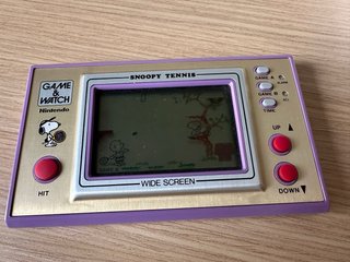Nintendo Game & Watch Snoopy Tennis SP-30.Año 1984